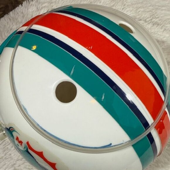 Vintage Miami Dolphins Multi-Purpose Helmet Bowl with Lid - Picture 12 of 16